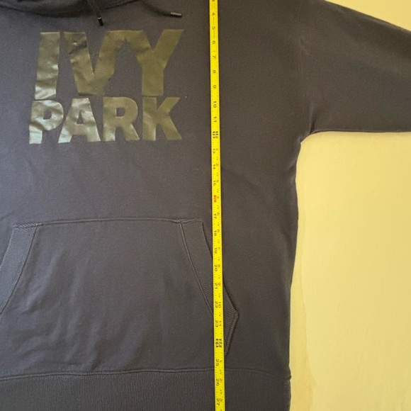 Ivy Park x Adidas Black Pullover Hoodie Medium Logo Sweatshirt - Picture 8 of 13